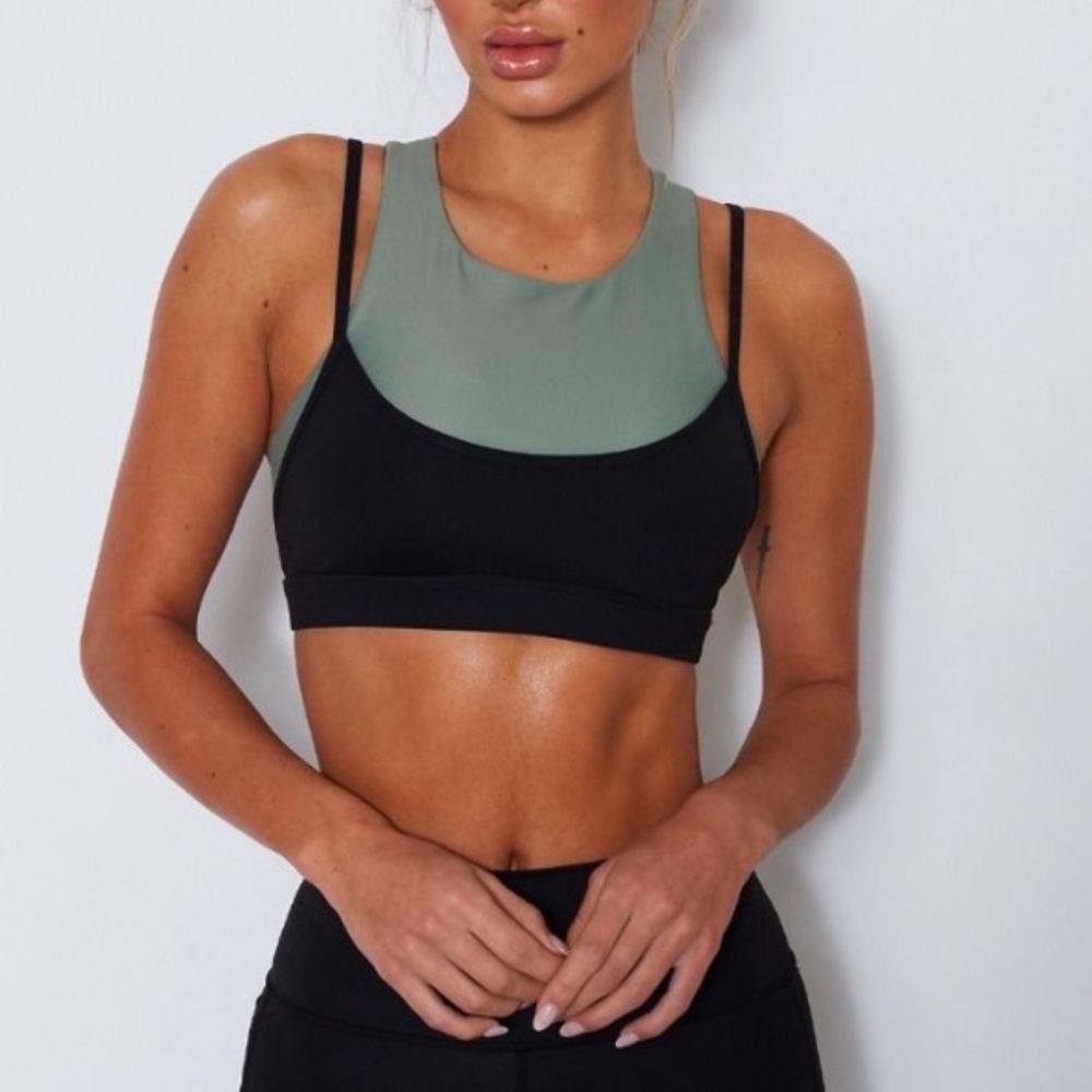 Sarah’s Day Sezzy Luxe Sports Bra Black Olive